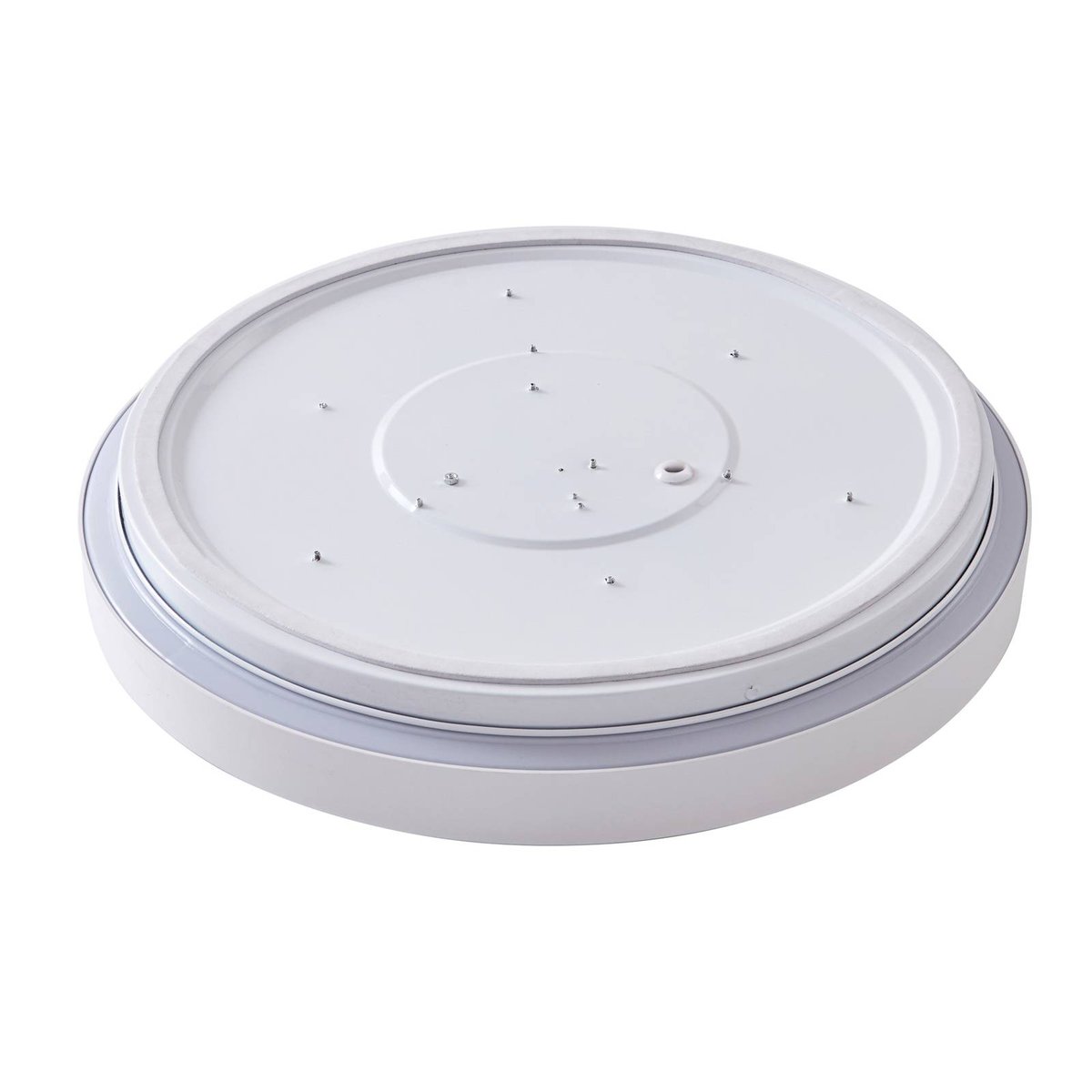 Plafonnier connecté  moderneLED, Mirren blanc, LINDBY