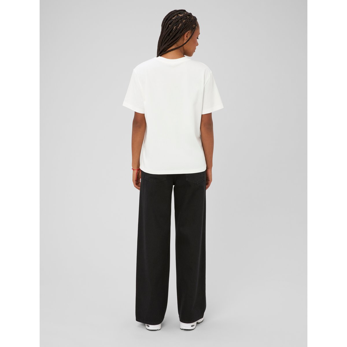 Jean wide leg à strass noir, BZB