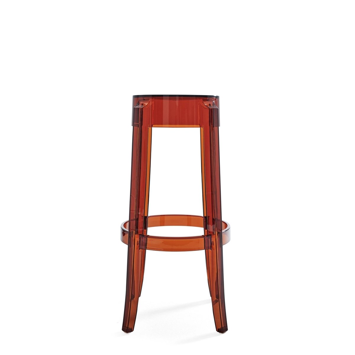 Tabouret Philippe Starck - CHARLES GHOST ambre, KARTELL