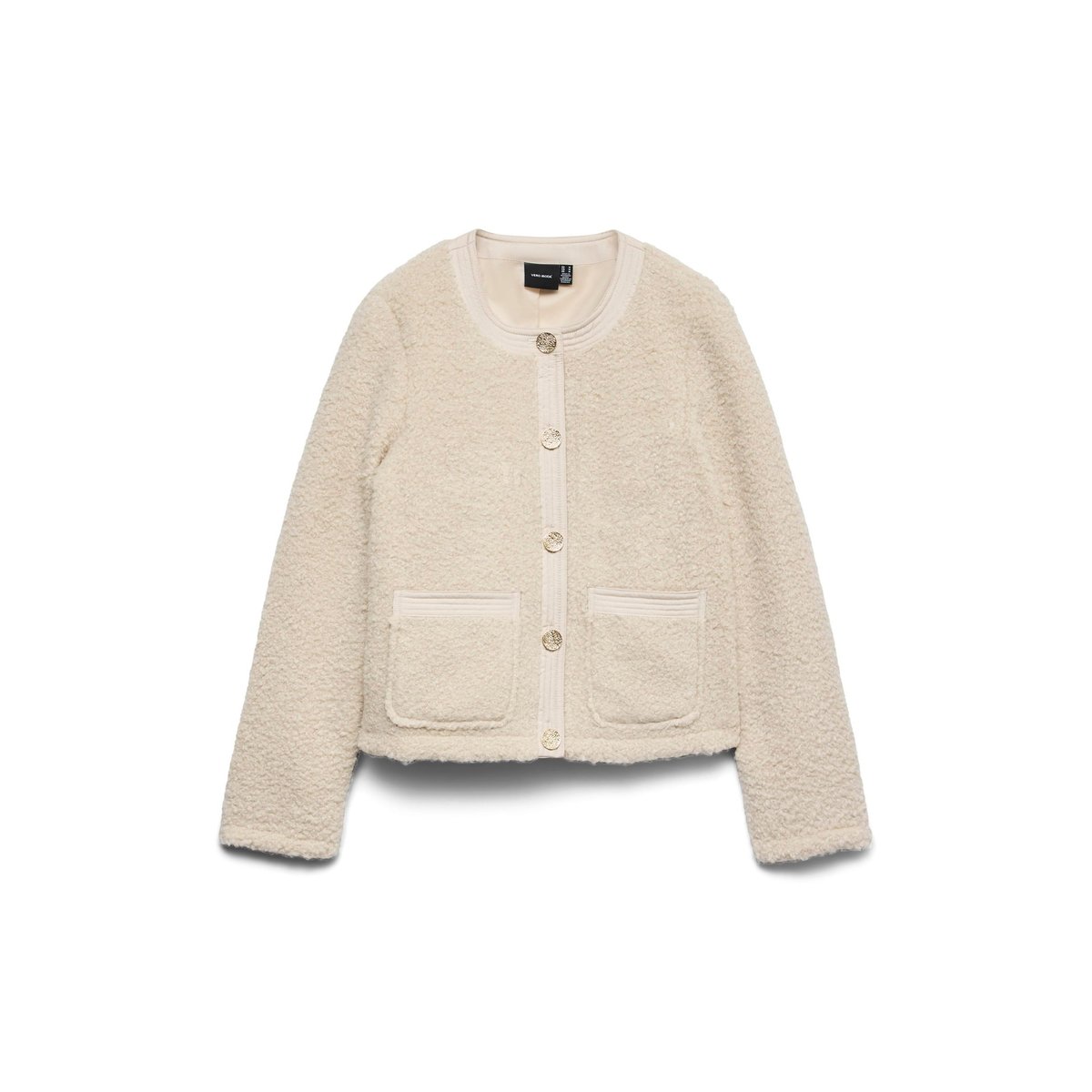 Manteau En Peluche oatmeal, VERO MODA