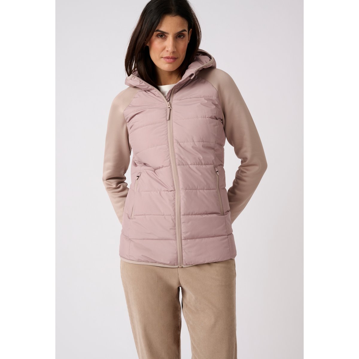Doudoune thermorégulante Evolutyl gris taupe, DAMART