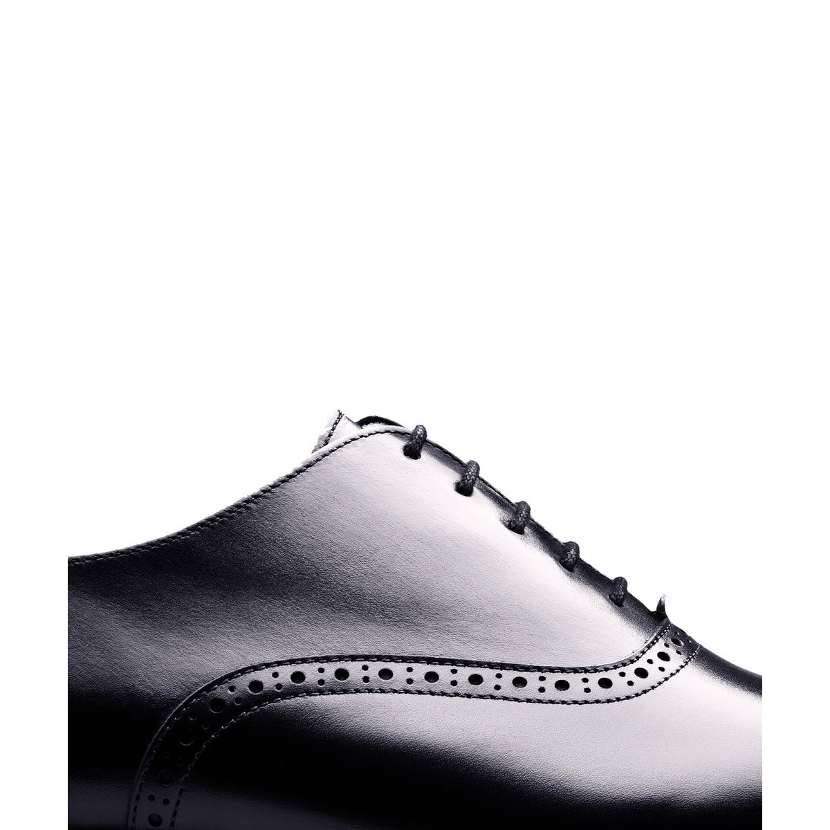 Richelieu cuir BALMORAL noir, FINSBURY
