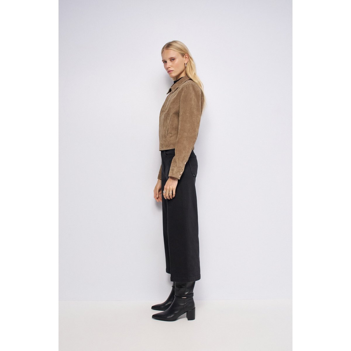 VESTE EN CUIR beige, SALSA JEANS