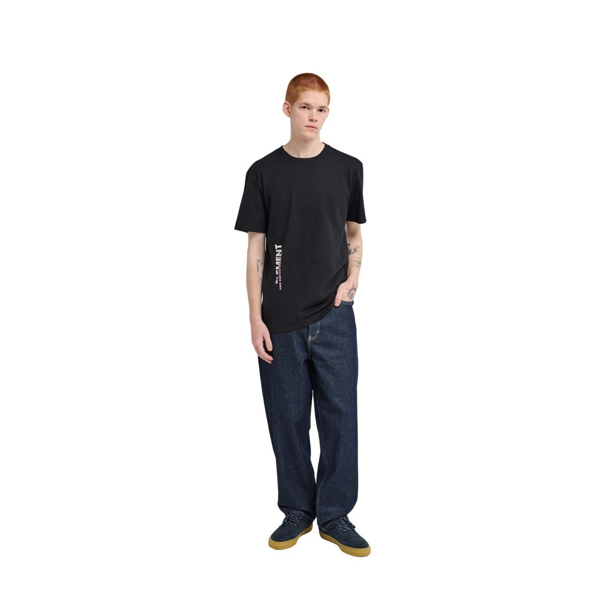 T-Shirt manches courtes THROW UP noir flint black, ELEMENT