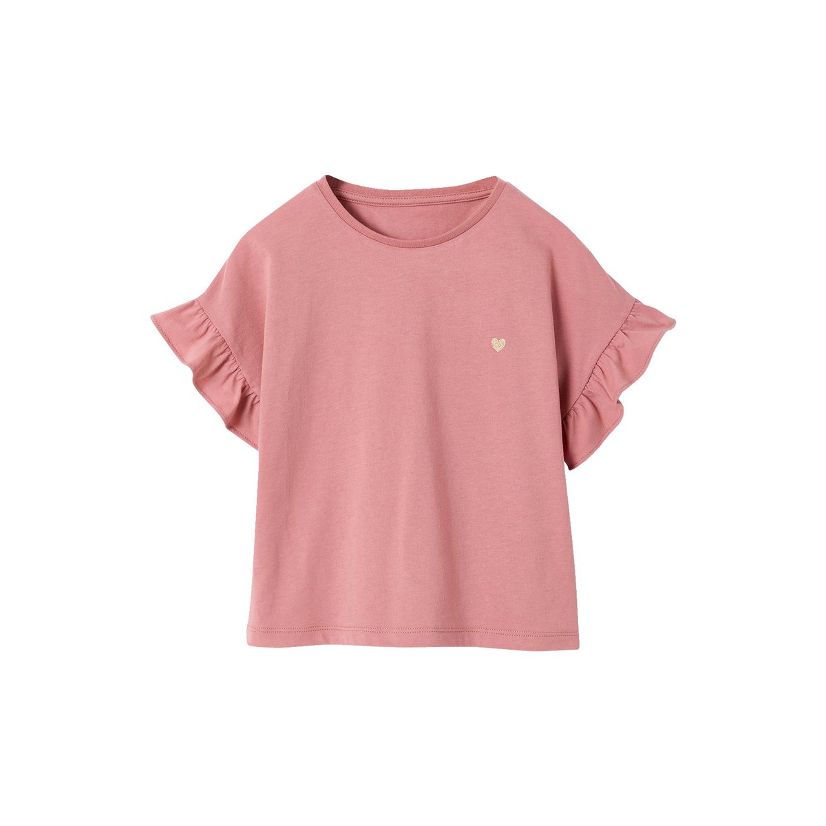 Ensemble T-shirt pantalon large blush, VERTBAUDET