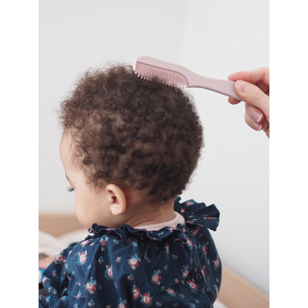 Peigne et brosse 2 en 1 rose ancienne, BEABA