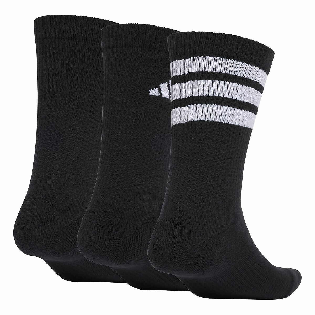 Lot de 3 paires de chaussettes à logo noir, adidas Performance