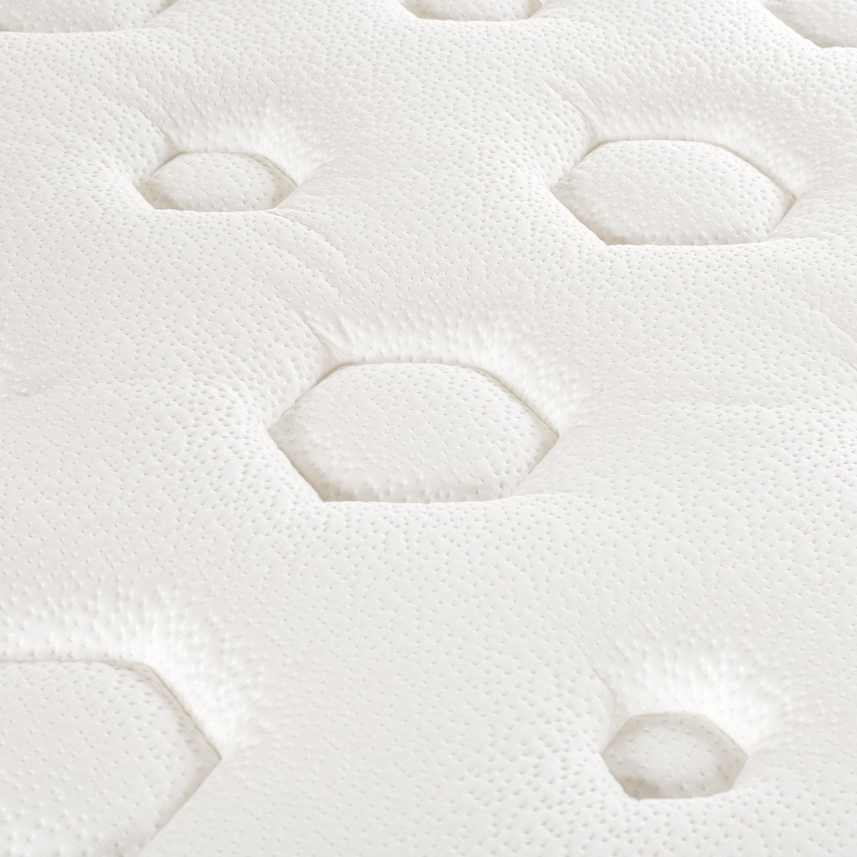 Matelas 140x190 Hybride, ferme H27 + 2 oreillers - INEDIT blanc, SIMMONS