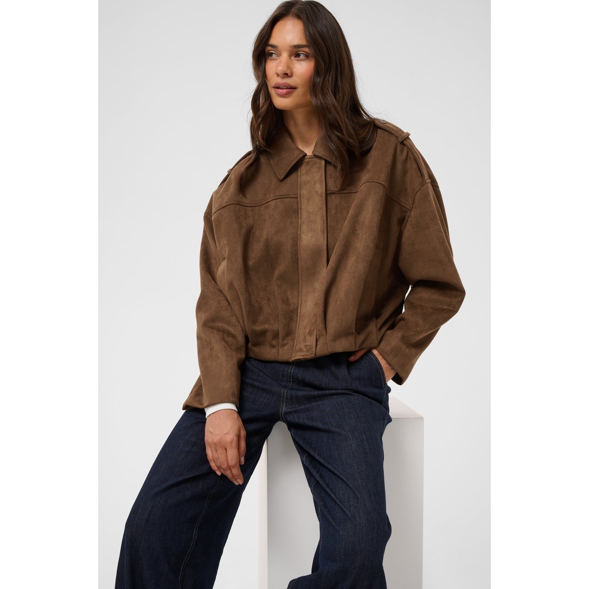 Manteau marron carafe, KAFFE