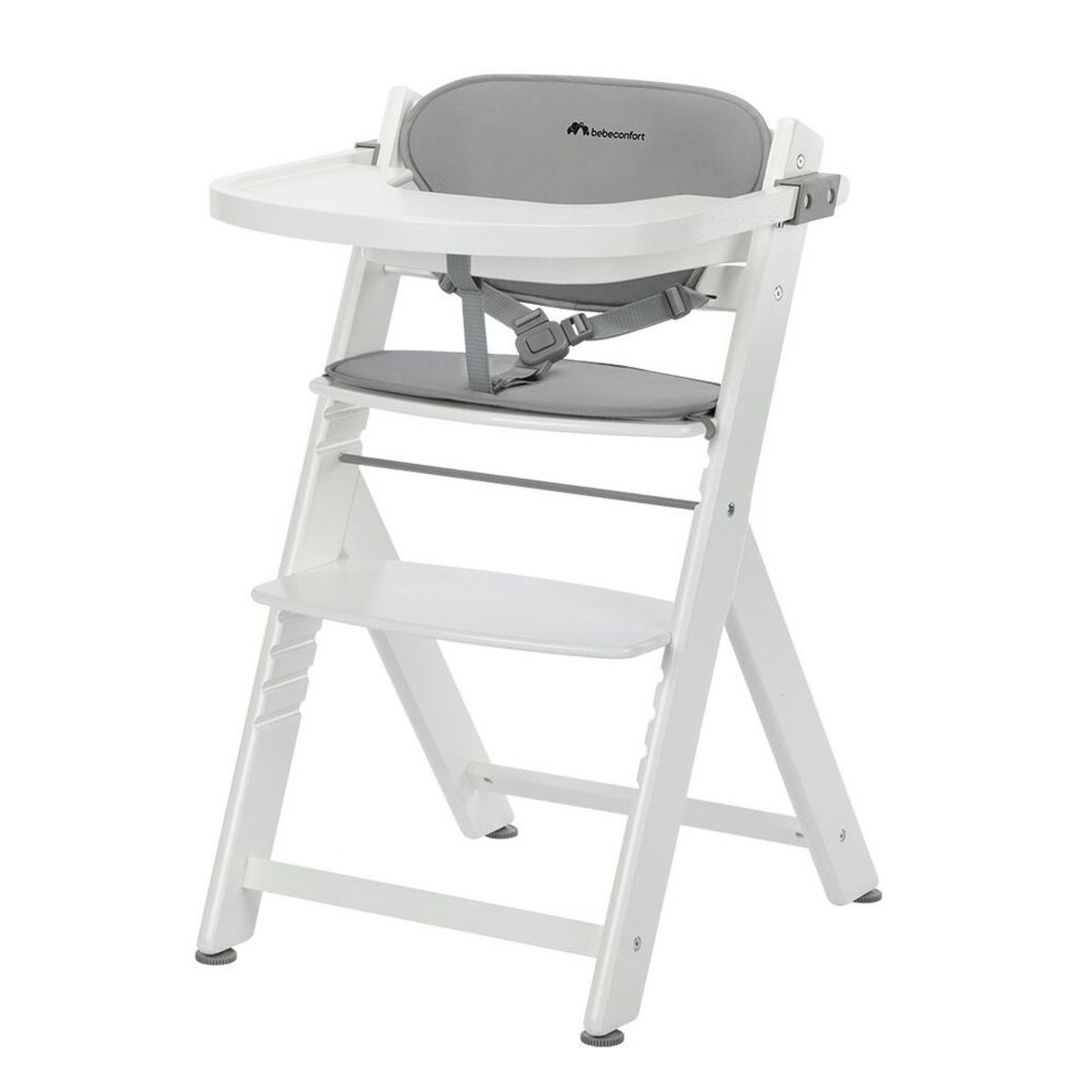 Chaise haute évolutive Timba 2 avec coussin white, BEBECONFORT