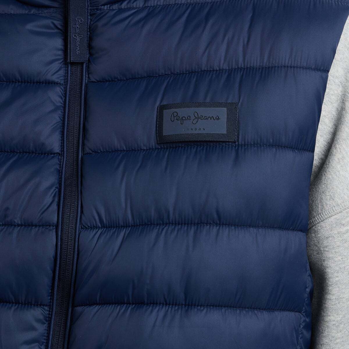 Gilet Matelassé À Col Montant bleu amiral, PEPE JEANS