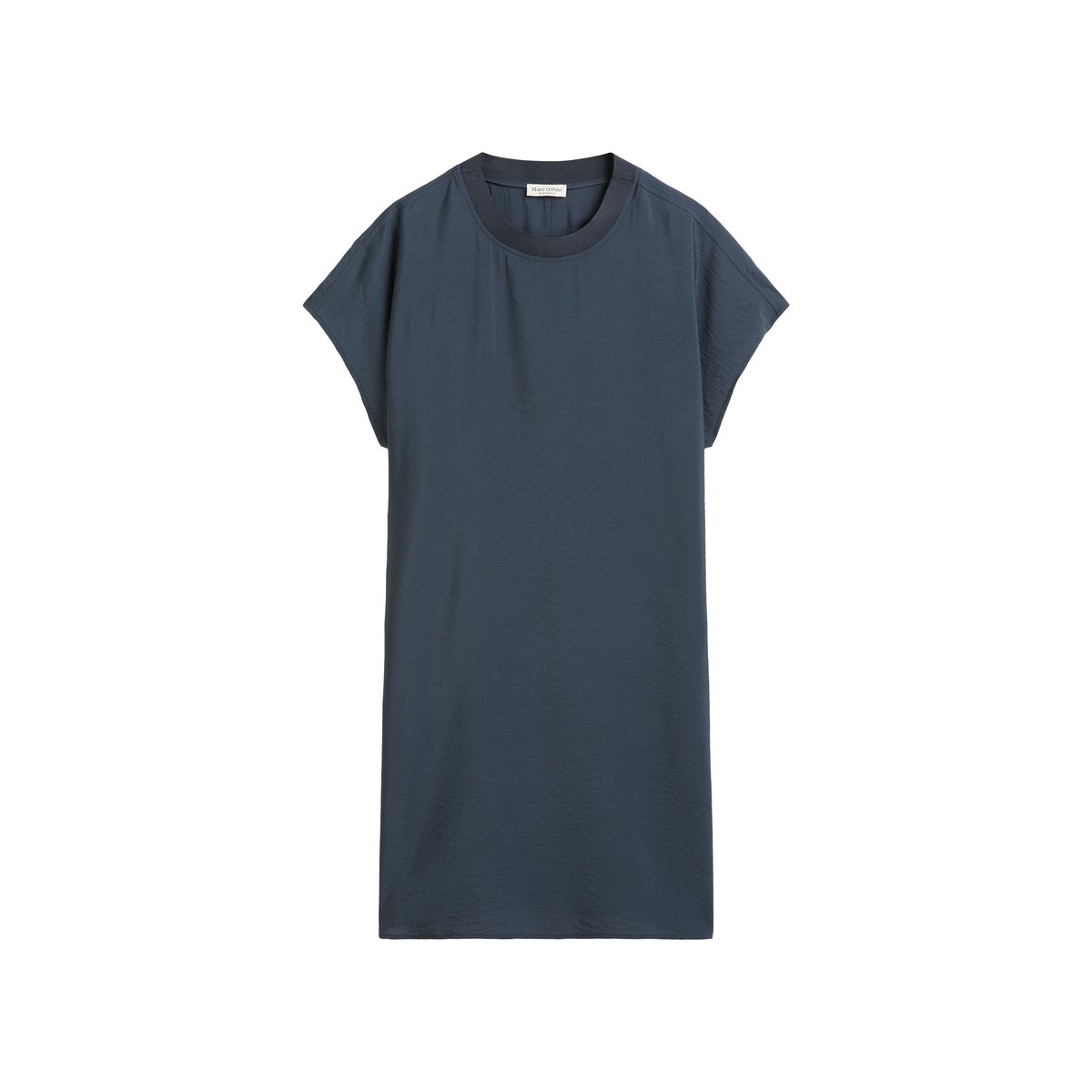 Robe relaxed avec structure crinkle bleu foncé, MARC O'POLO