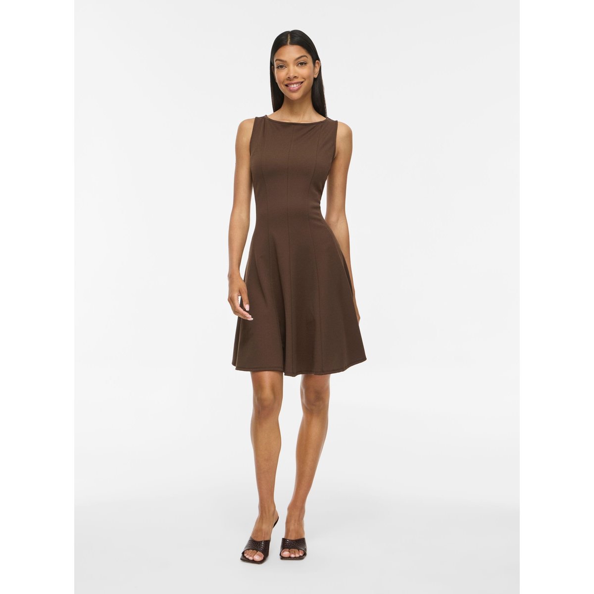Robe Courte marron - chocolate brown1, VILA
