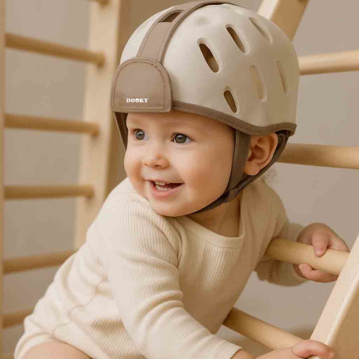 Casque de protection pour bébé rose, DOOKY