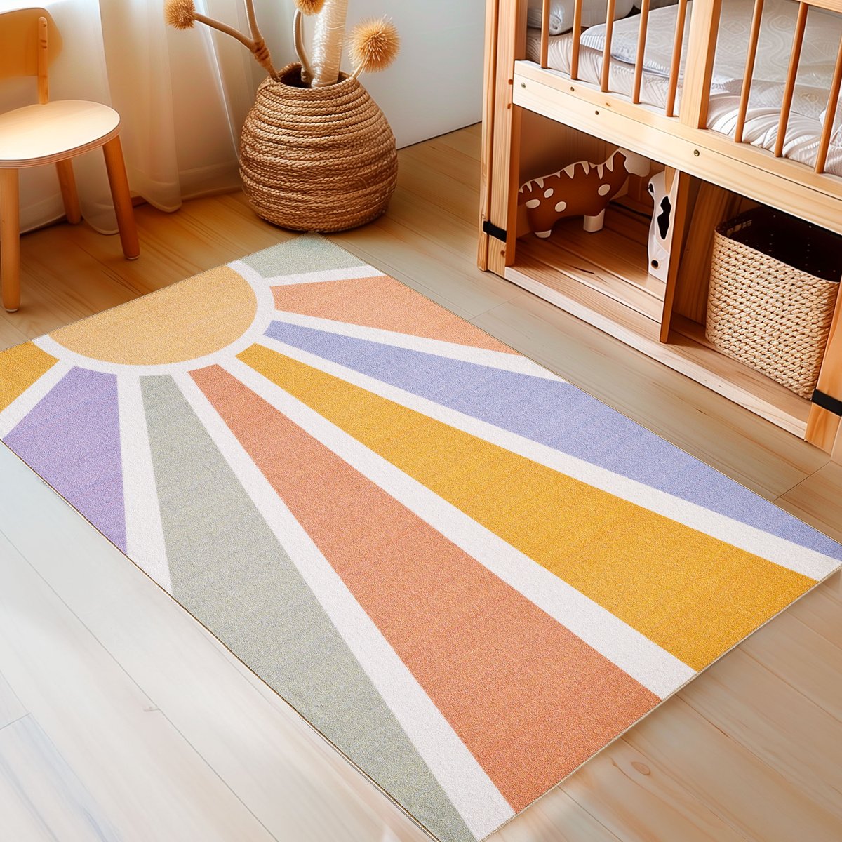 Tapis enfant soleil PLAY multicolore, NAZAR RUGS