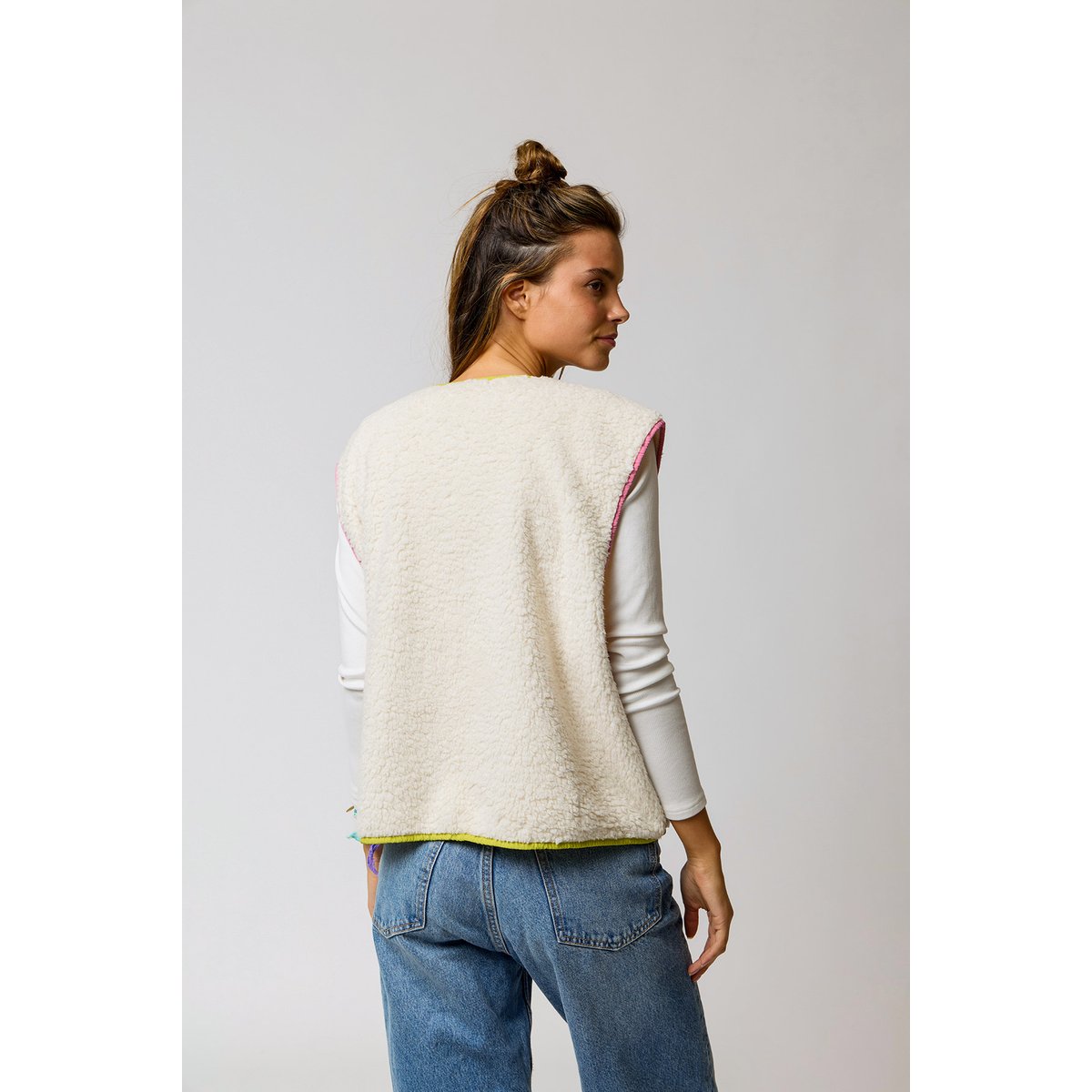Gilet Yaqui - WINTU ecru, BANANA MOON