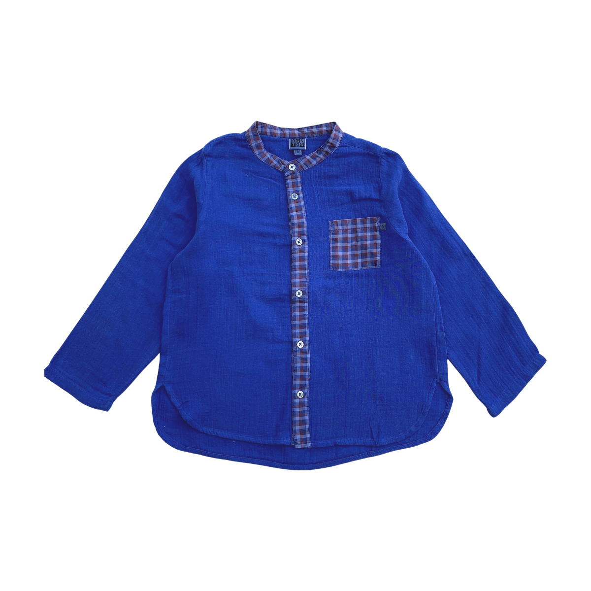 Chemise enfant - Très bon état bleu, BONTON