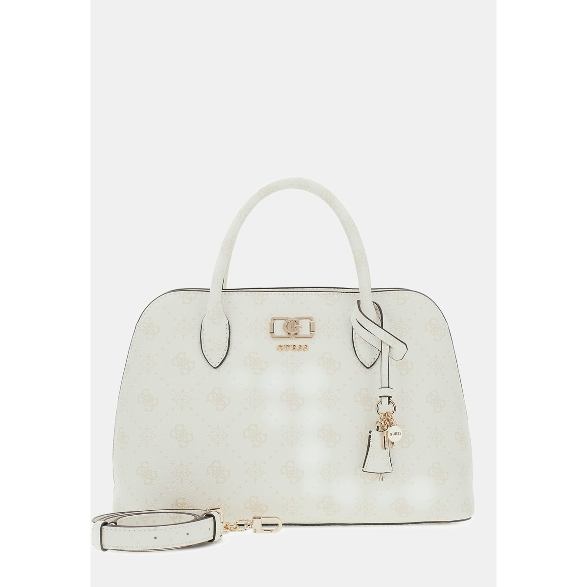 Sac À Main Emelie Logo blanc, GUESS