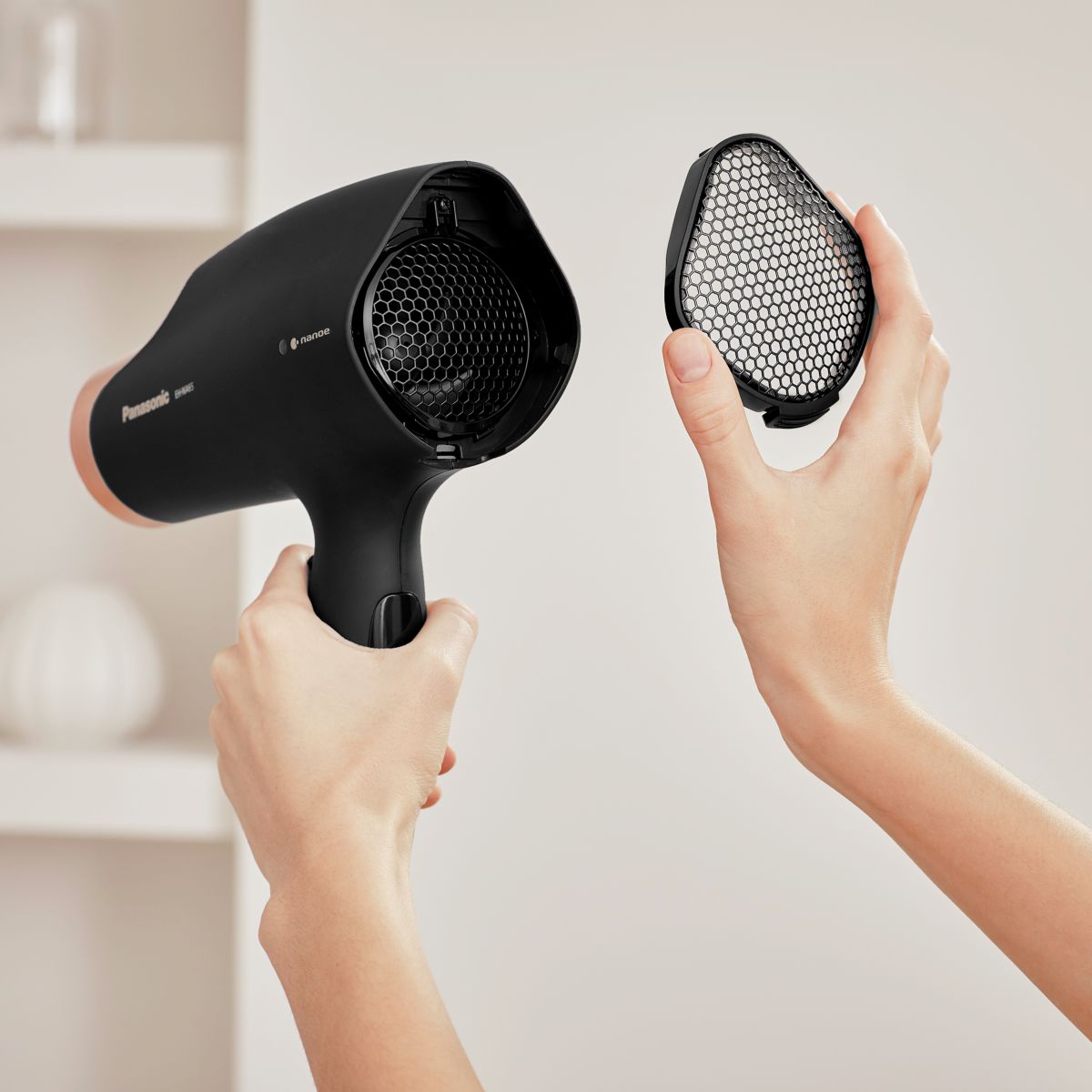 Sèche cheveux EH-NA65CN825 nanoé rose et noir, PANASONIC