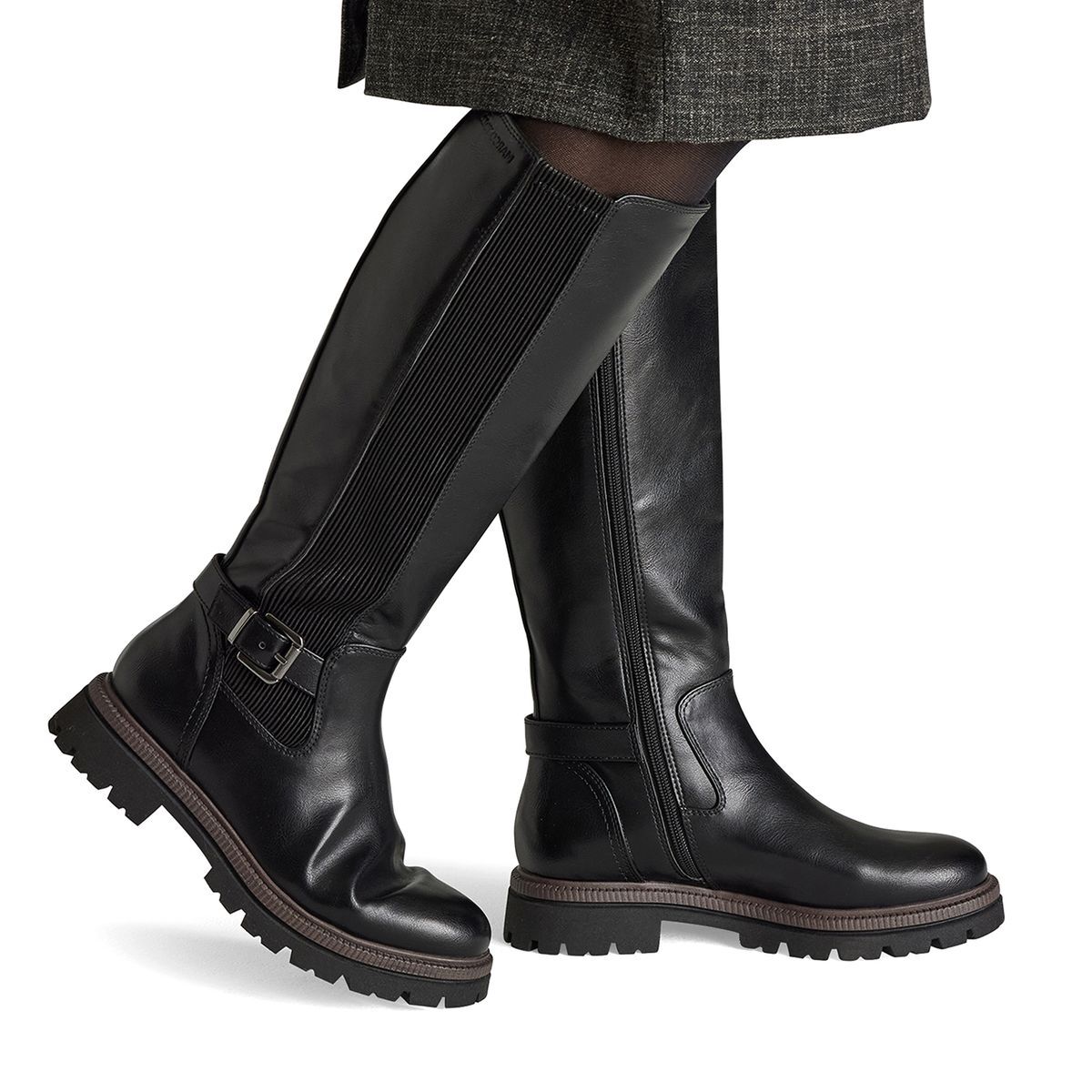 Bottes talon bloc noir, MARCO TOZZI