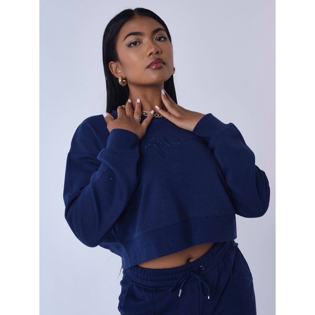Sweat basic court ample bleu nuit, PROJECT X