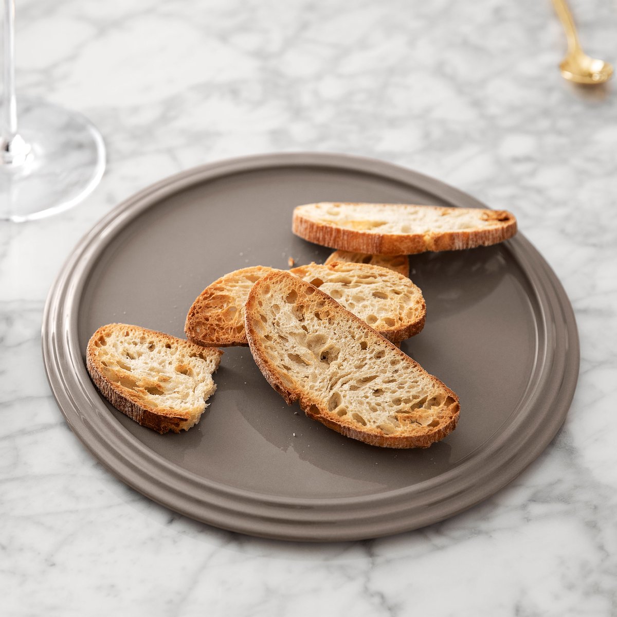 Assiette À Servir Pure Beige Grey LA BOULE couleur unique, VILLEROY & BOCH