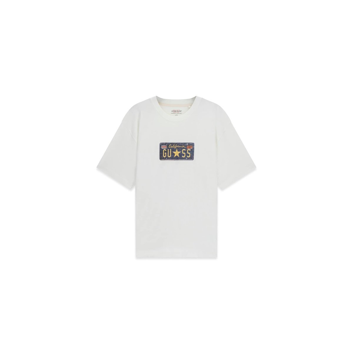 T-Shirt Imprimé blanc, GUESS JEANS