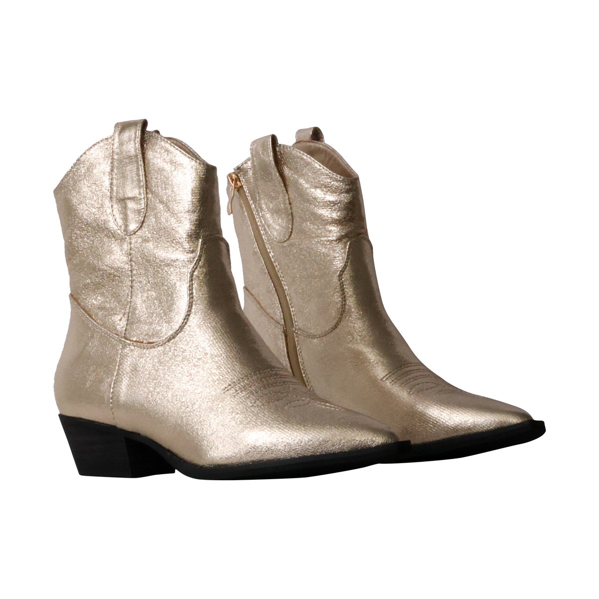 Bottines à Zip or, ENZA NUCCI