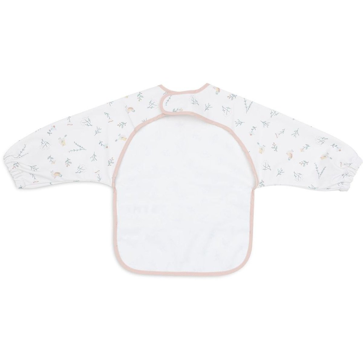 Bavoir à manches imperméable blanc, rose, bleu, JOLLEIN