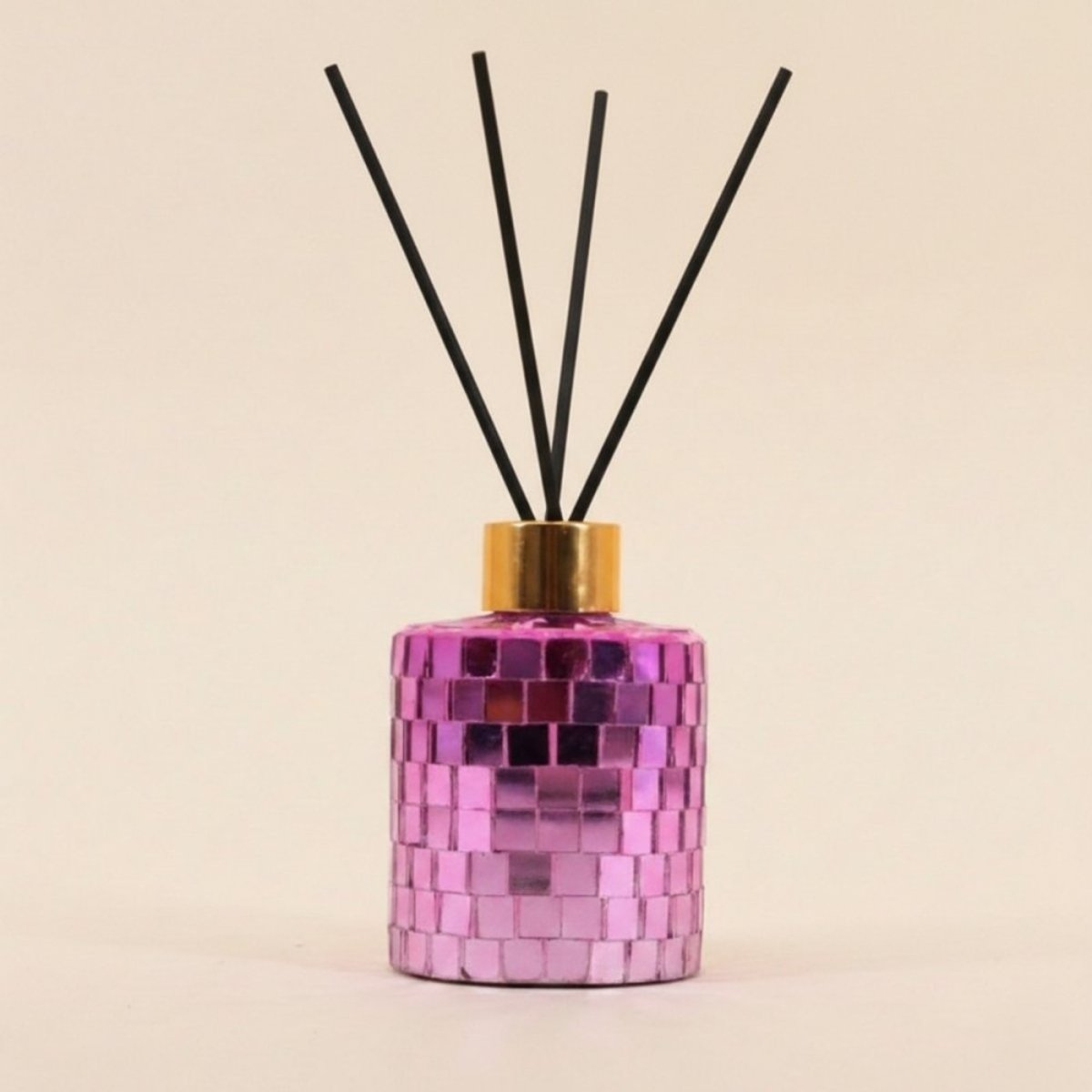 Diffuseur parfum 120ml flacon à facettes violet, ORNAMI