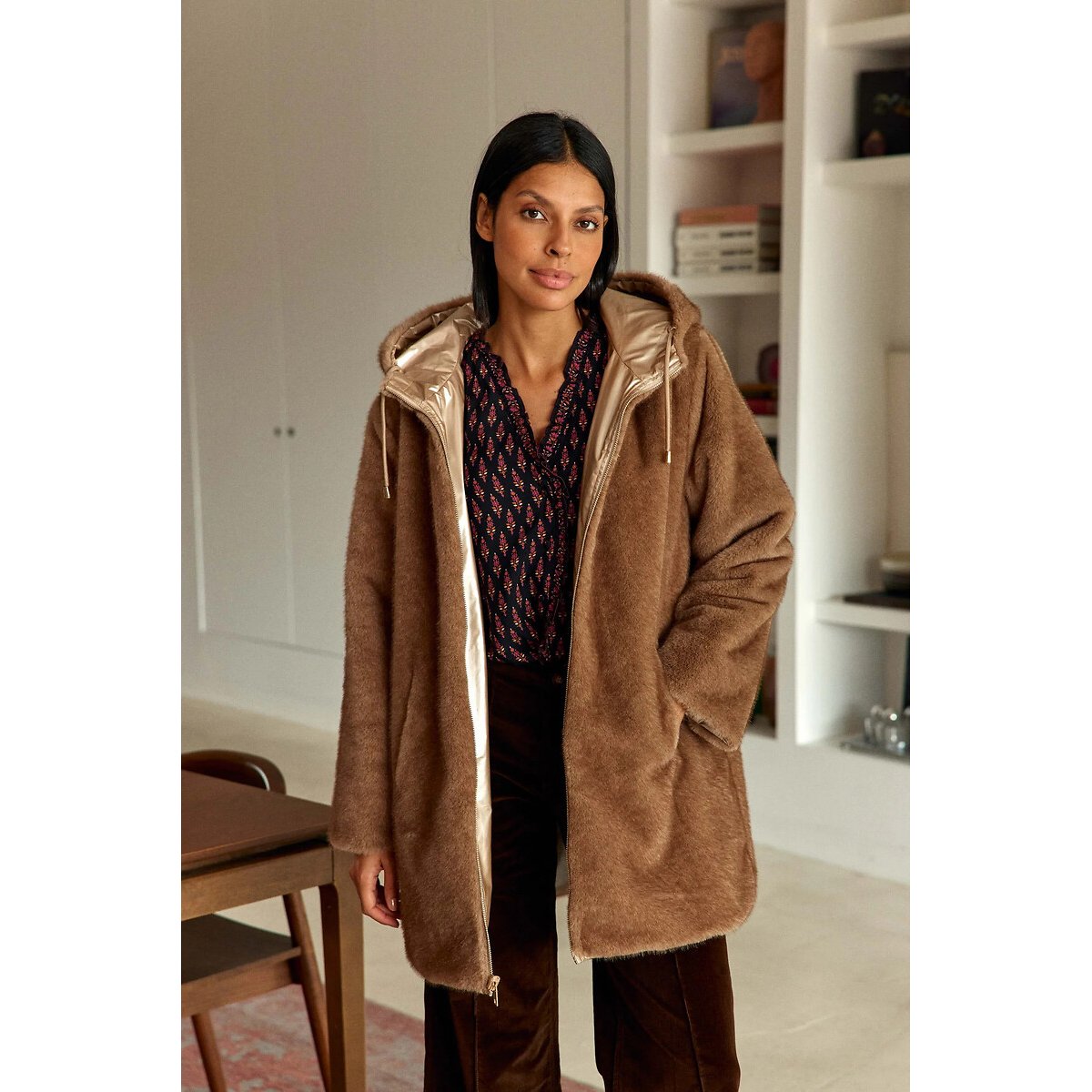 Nainy Reversible Windbreaker taupe, LA PETITE ETOILE