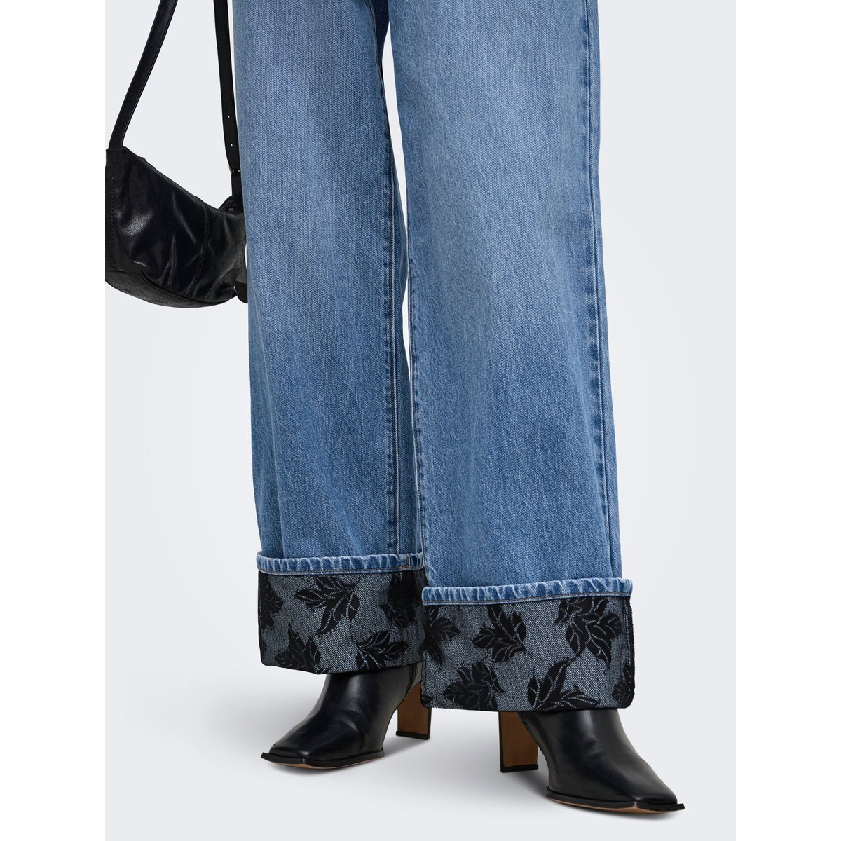 Jean À Jambe Large medium blue denim, ONLY