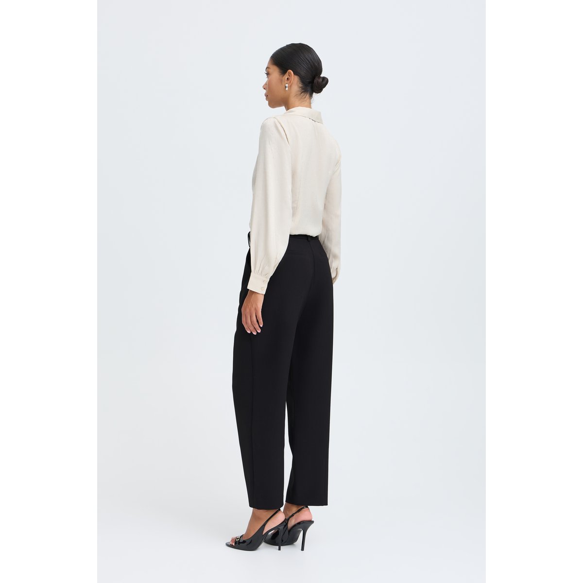 Pantalon de costume noir meteorite, B.YOUNG