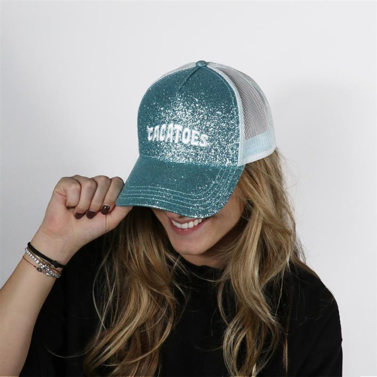 Casquette CAPOEIRA GLITTER ciel, CACATOES