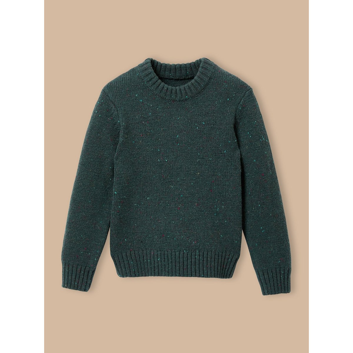 Pull en laine vert anglais, CYRILLUS