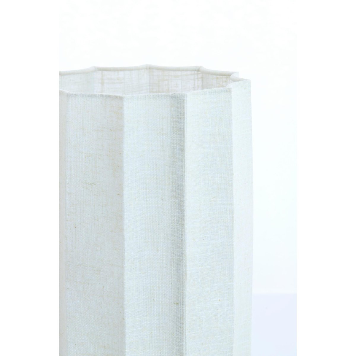 Abat-Jour Textiles DISLI blanc, LIGHT & LIVING 