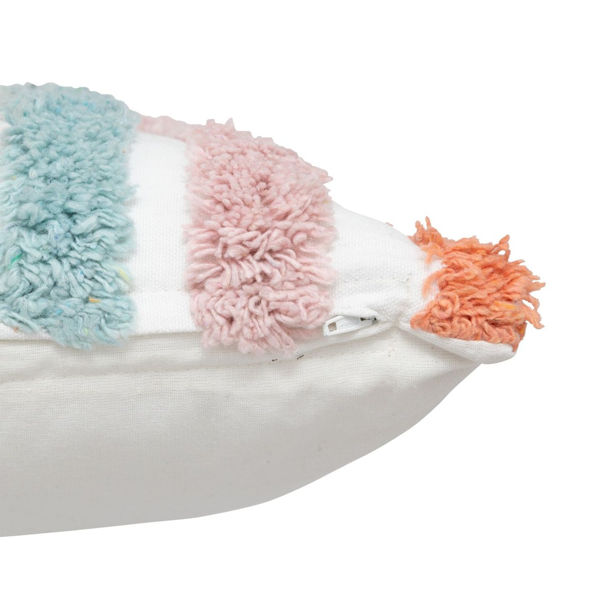 Coussin enfant en coton tufté ARC EN CIEL multicolore, ATMOSPHERA