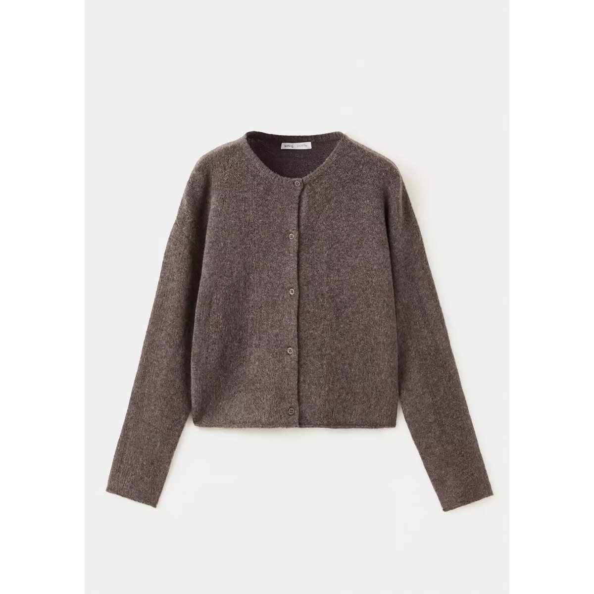 Cardigan en maille à boutons marron, MANGO KIDS