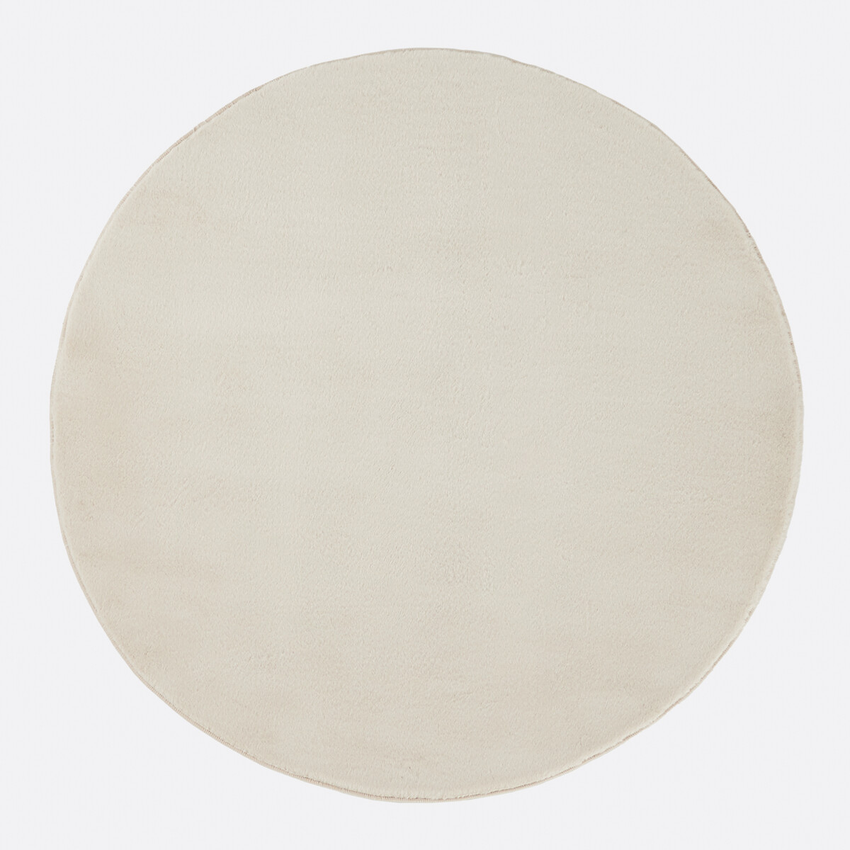 Tapis rond imitation fourrure, Esmia ecru, LA REDOUTE INTERIEURS