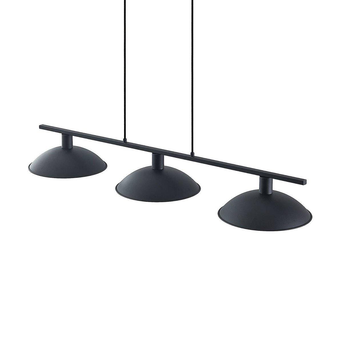 Suspension en métal moderne, Narisara noir, or, LINDBY