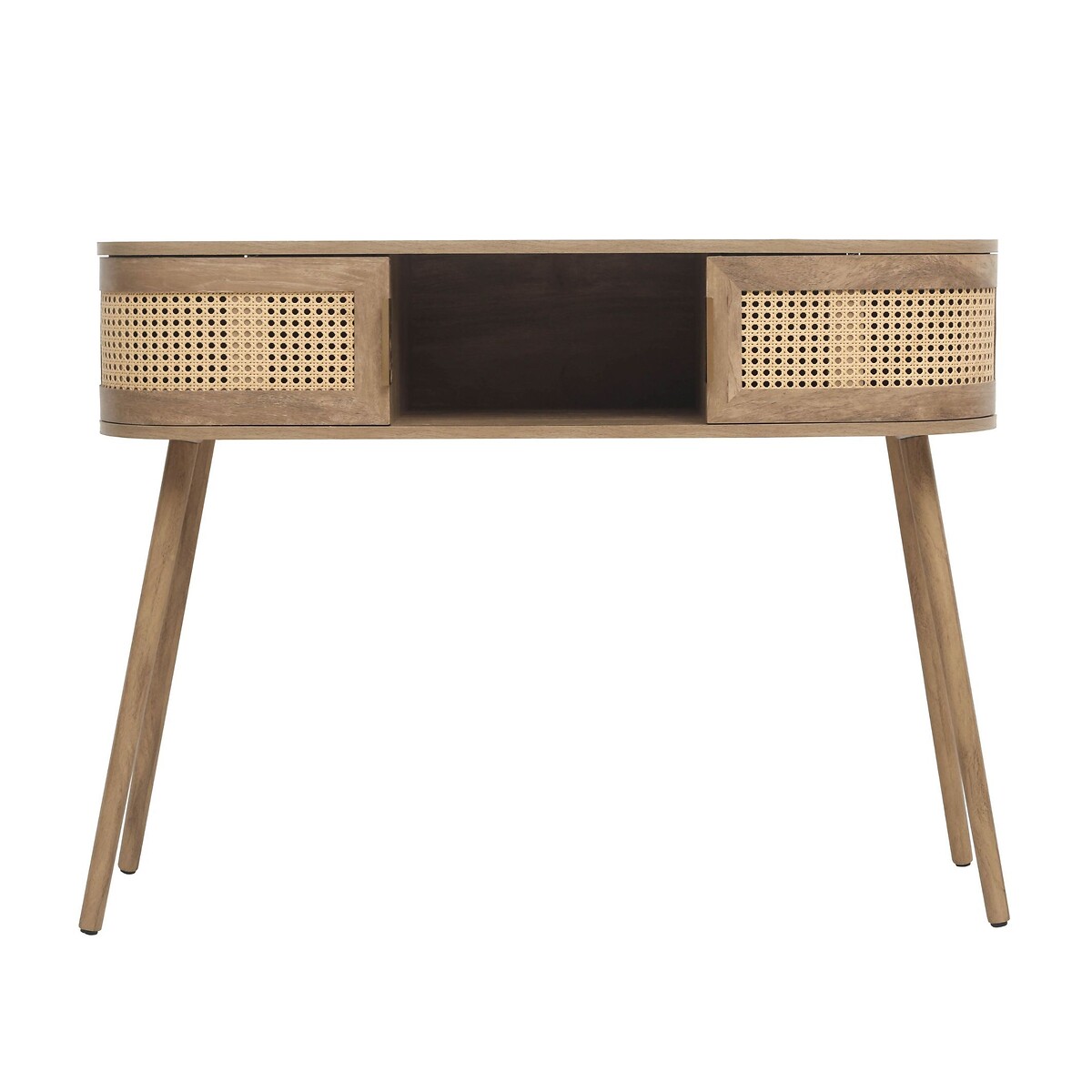 Naya Rattan Console Table natural oak, SO'HOME