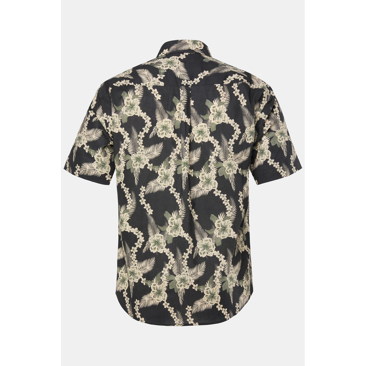 Chemise en lin mélangé noir, JP1880