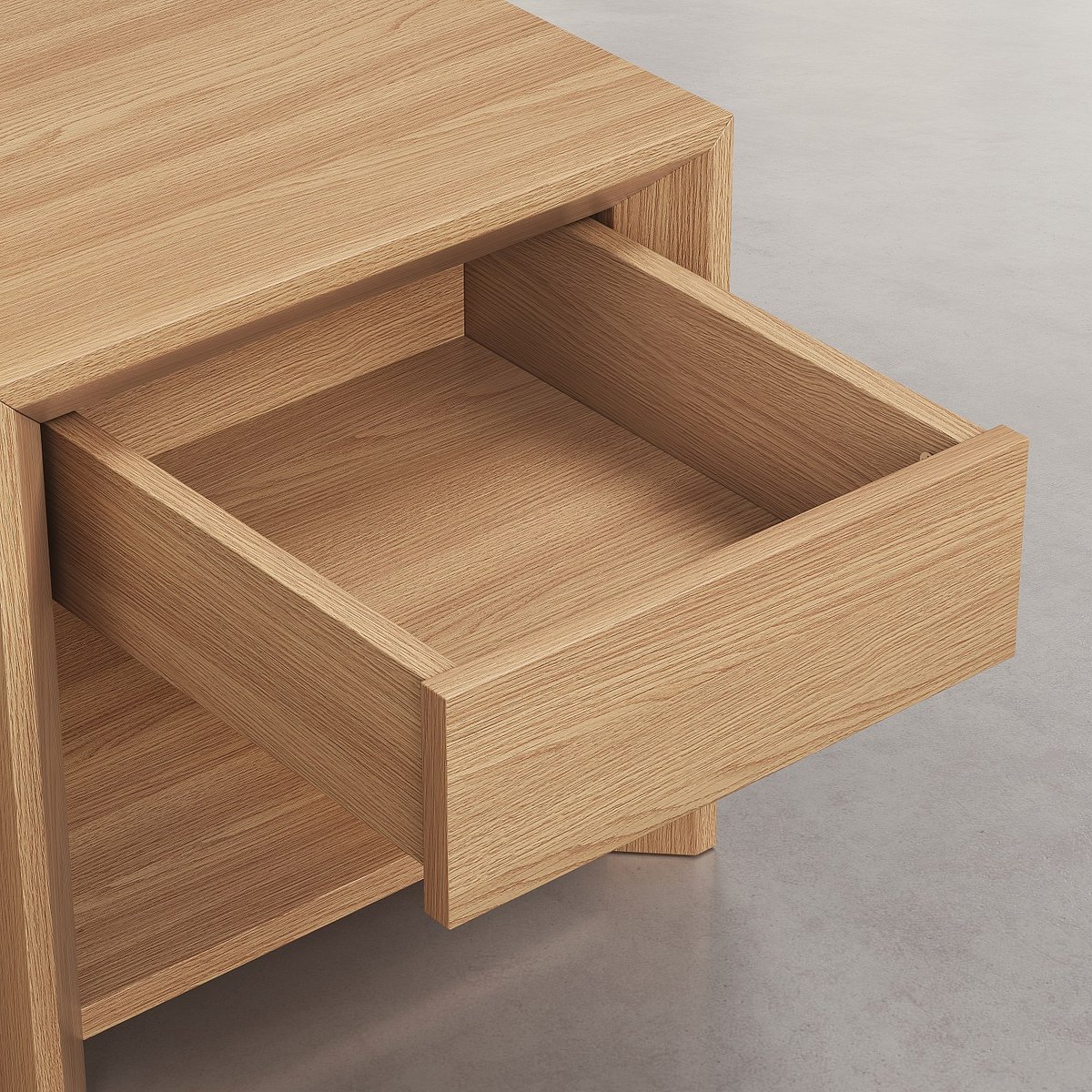 Table de chevet chêne RAFAEL naturel clair, HABITAT