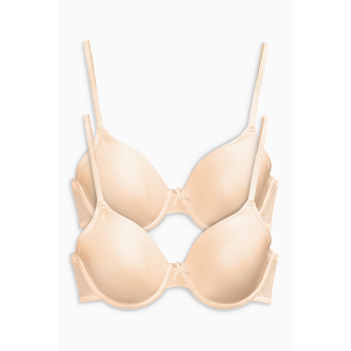 Soutien-gorge lot de 2 lissant à tasses chair, NEXT