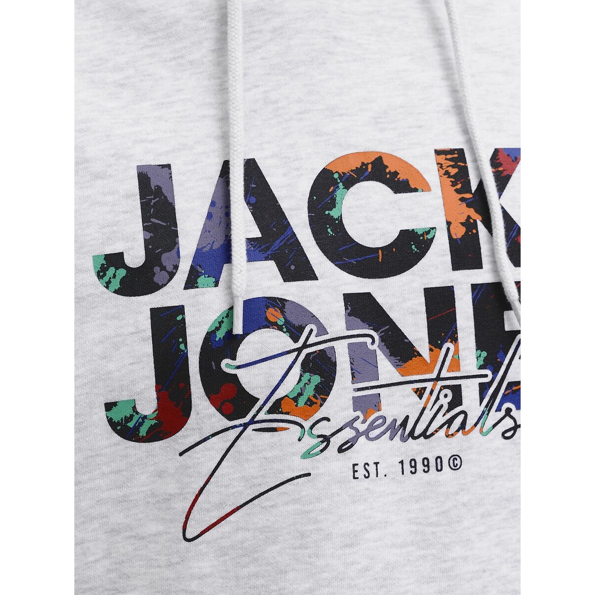 Sweat à capuche Geplas gris clair, JACK & JONES