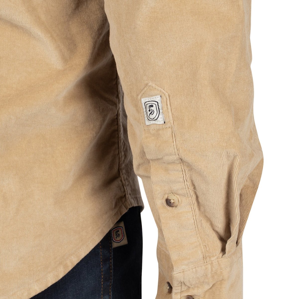 Chemise smooth velours beige, SHILTON