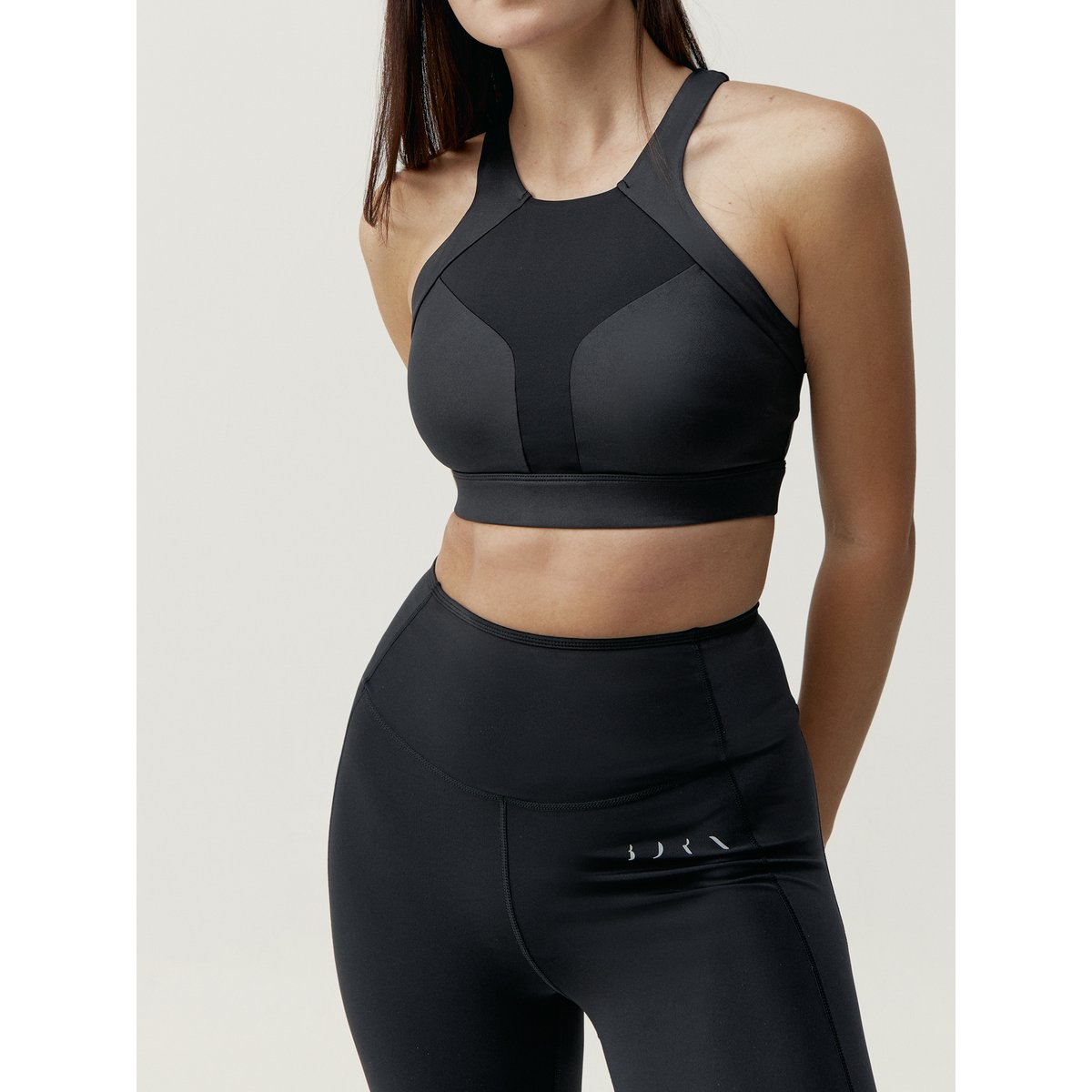Brassière de Sport Performance Fixation Haute LUANA noir, BORN