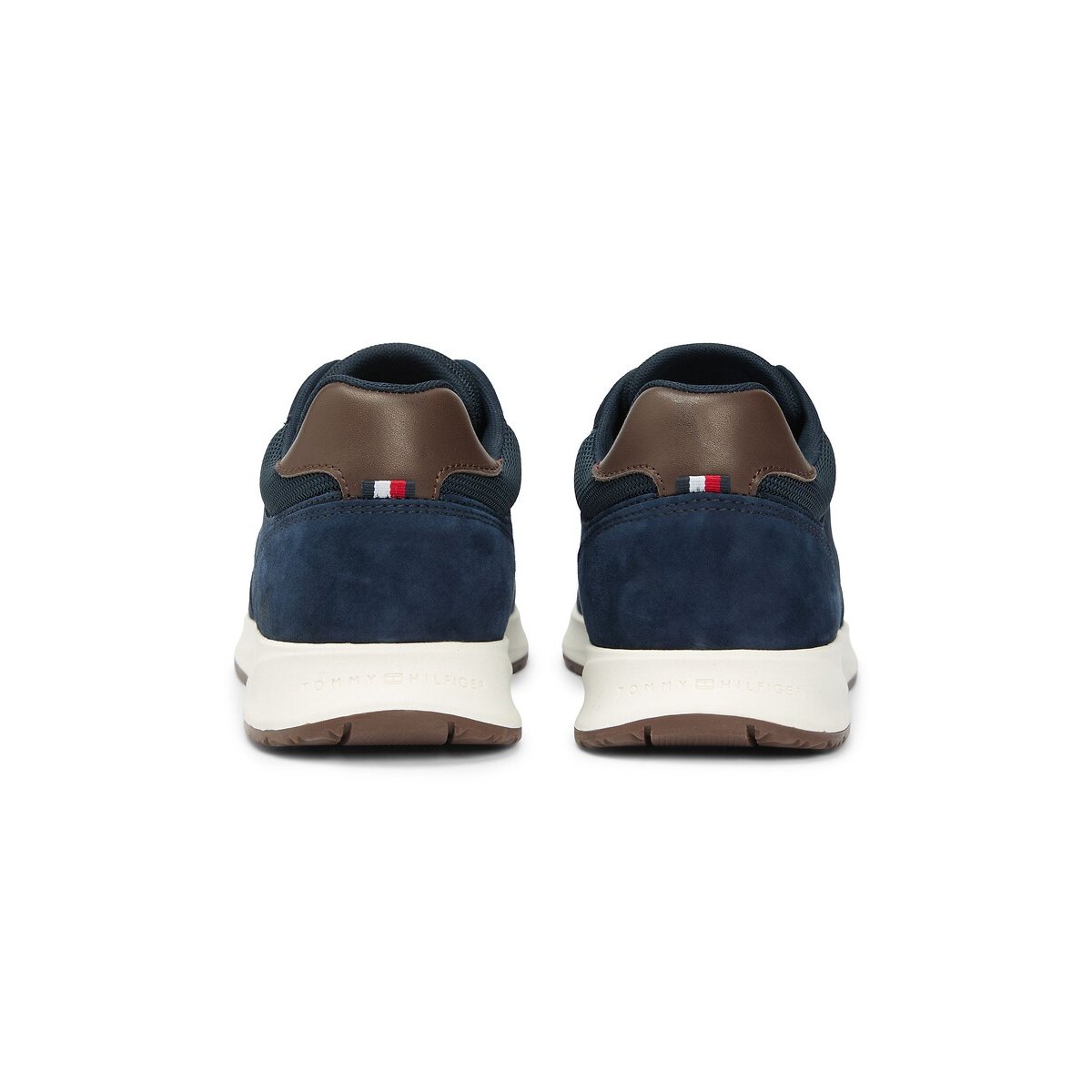 Baskets en cuir suédé Newport bleu marine, TOMMY HILFIGER