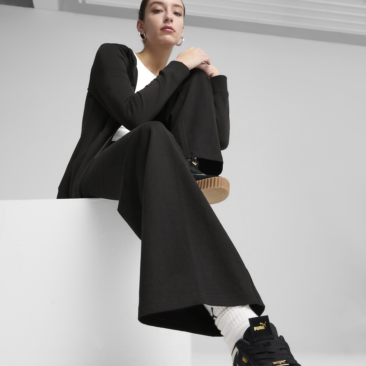Pantalon large ESSENTIAL noir, PUMA