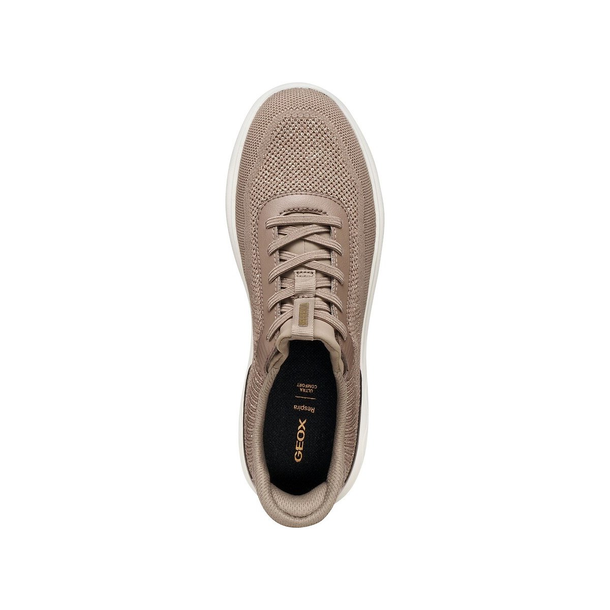 Zapatillas deportivas transpirables, SPHERICA, FAST-IN marrón grisáceo, GEOX
